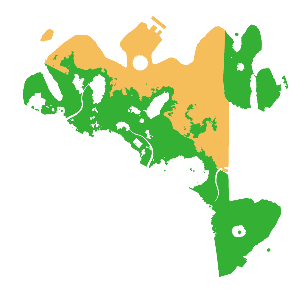 Biome Rust Map: Procedural Map, Size: 3550, Seed: 298825