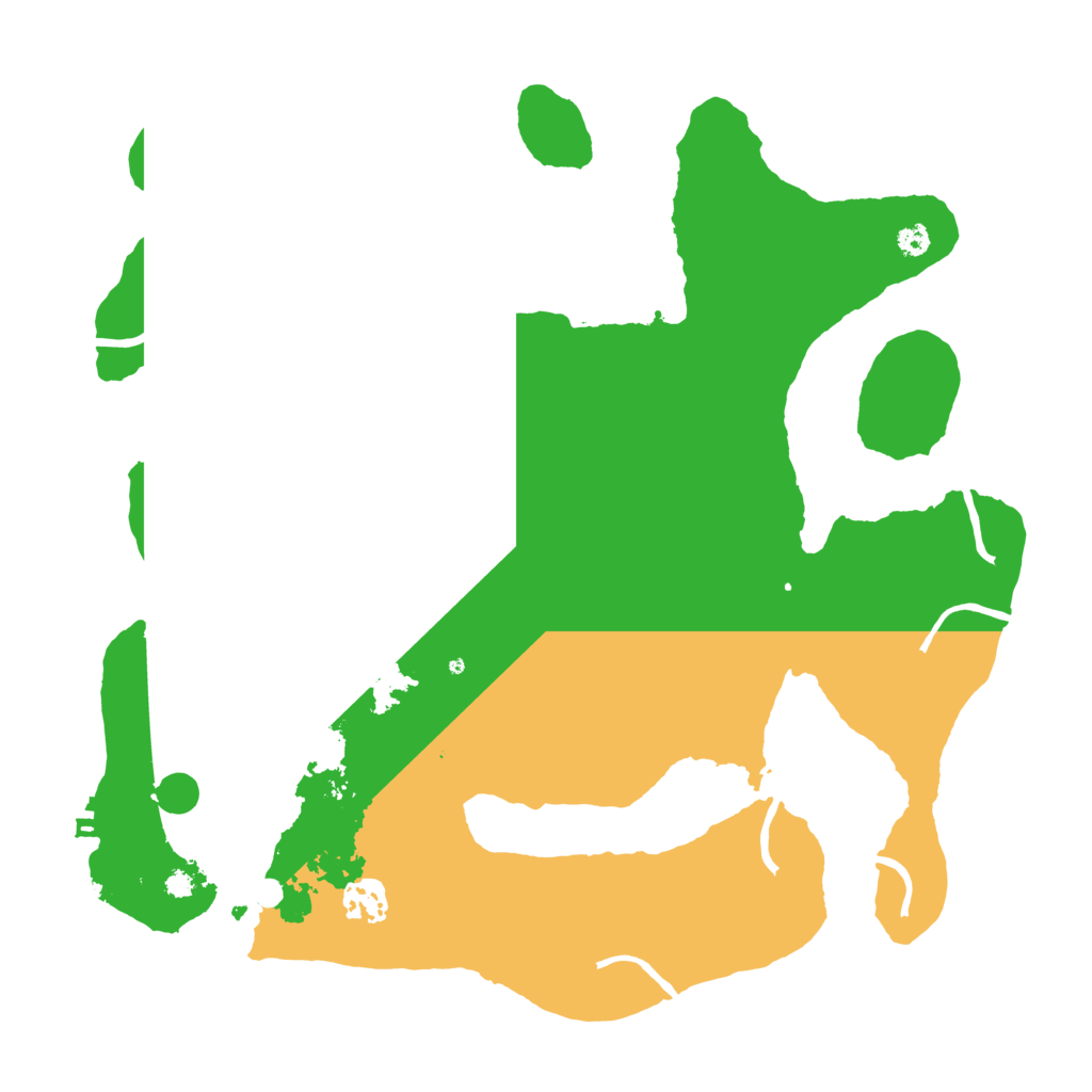 Biome Rust Map: Procedural Map, Size: 3500, Seed: 7151386