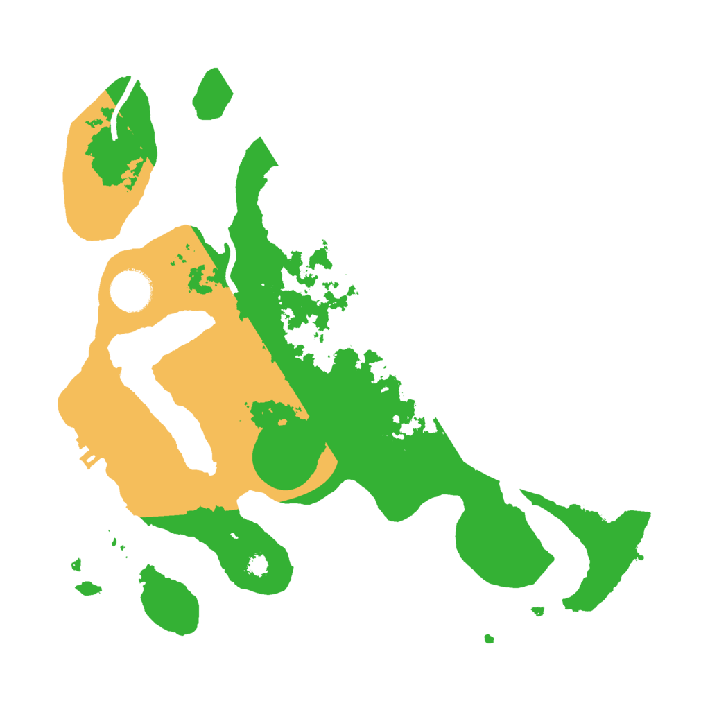 Biome Rust Map: Procedural Map, Size: 3000, Seed: 529213234