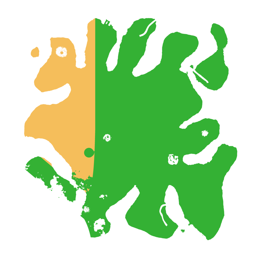 Biome Rust Map: Procedural Map, Size: 3550, Seed: 11497