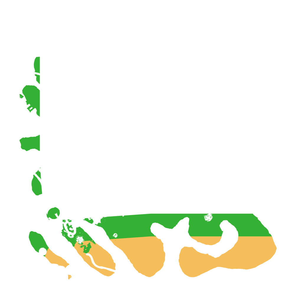 Biome Rust Map: Procedural Map, Size: 3550, Seed: 233518