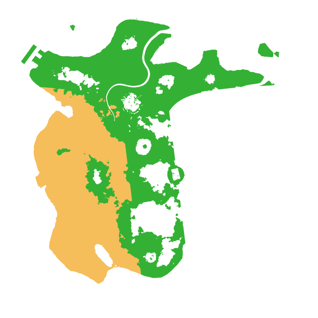 Biome Rust Map: Procedural Map, Size: 3000, Seed: 132069
