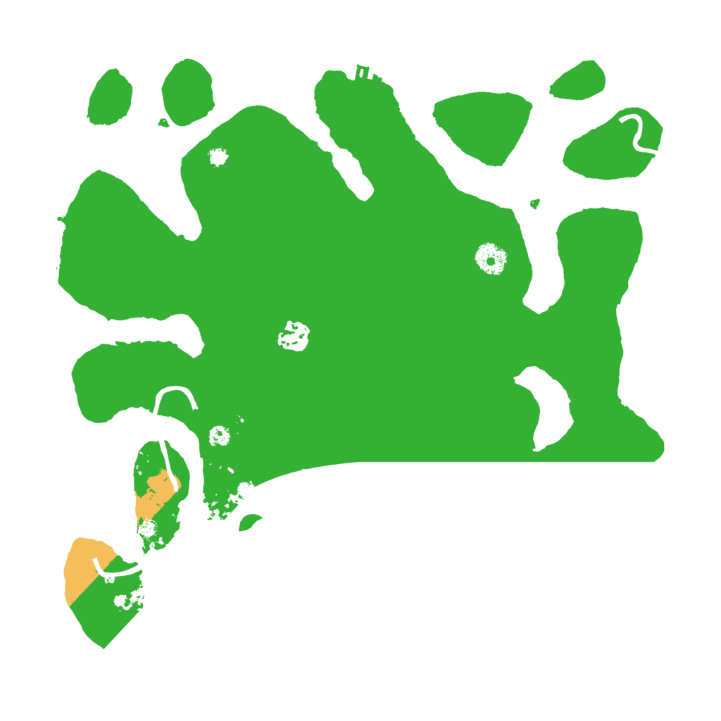 Biome Rust Map: Procedural Map, Size: 3500, Seed: 951723