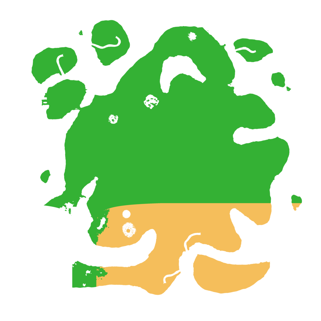 Biome Rust Map: Procedural Map, Size: 3500, Seed: 20211208