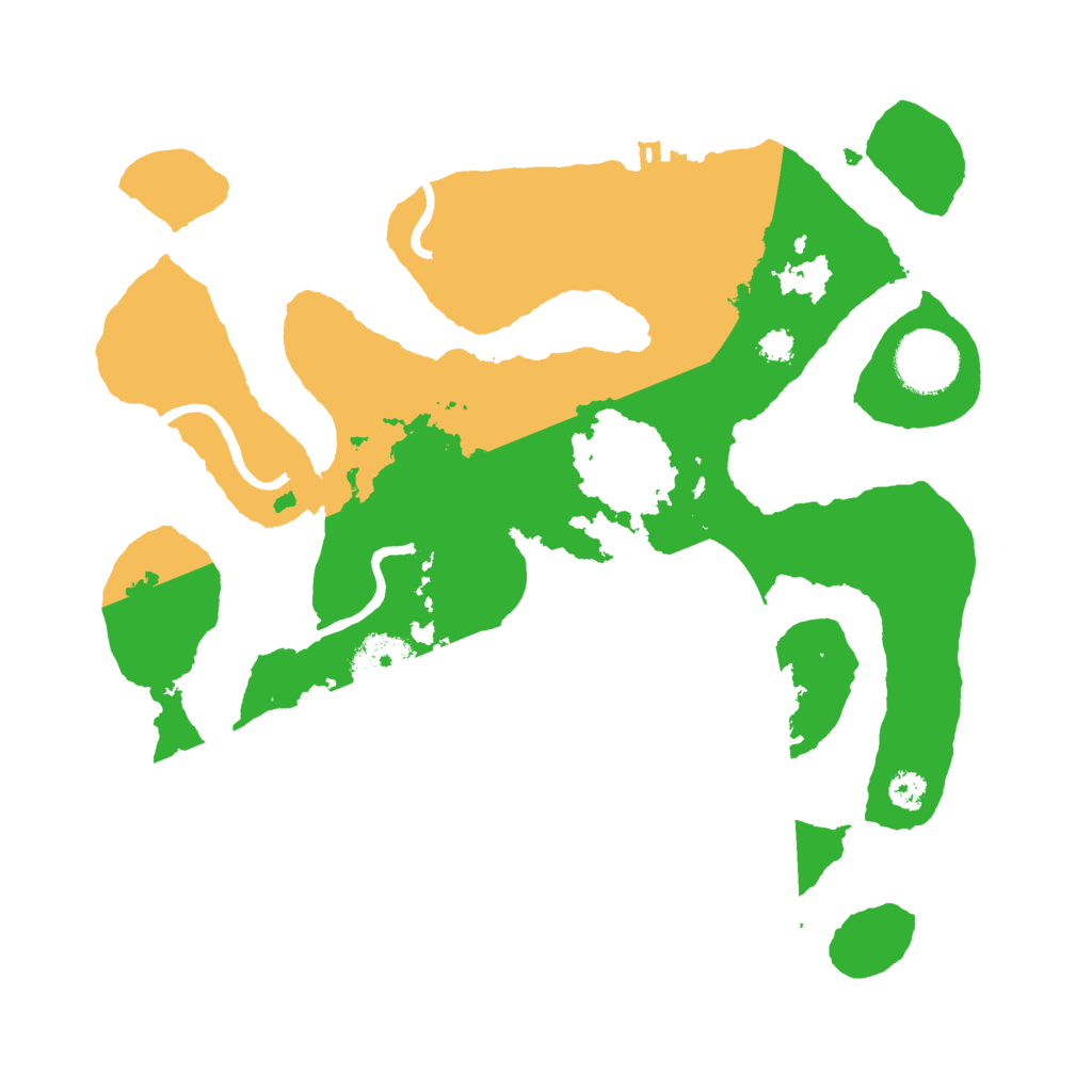 Biome Rust Map: Procedural Map, Size: 3000, Seed: 1282619880