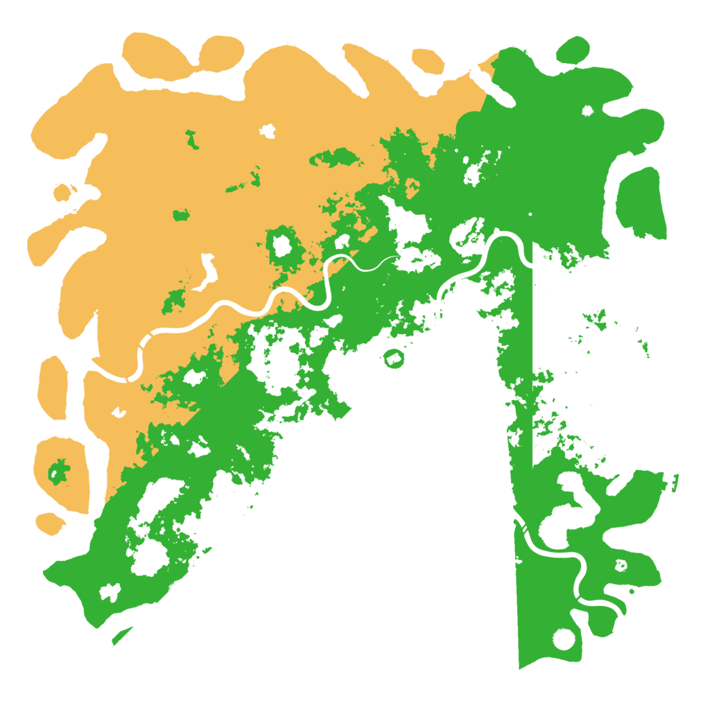 Biome Rust Map: Procedural Map, Size: 5750, Seed: 666
