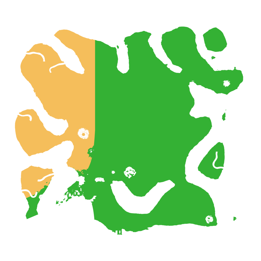 Biome Rust Map: Procedural Map, Size: 3550, Seed: 47476