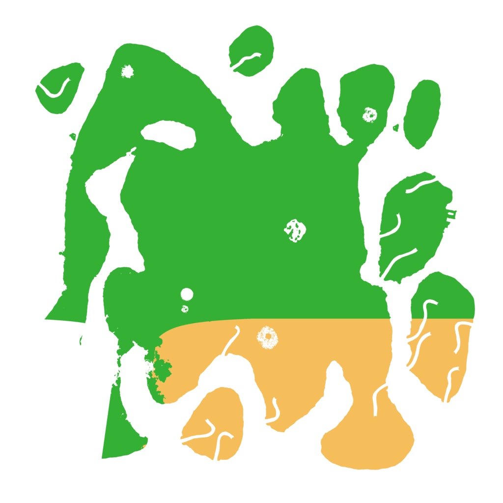 Biome Rust Map: Procedural Map, Size: 3550, Seed: 825181