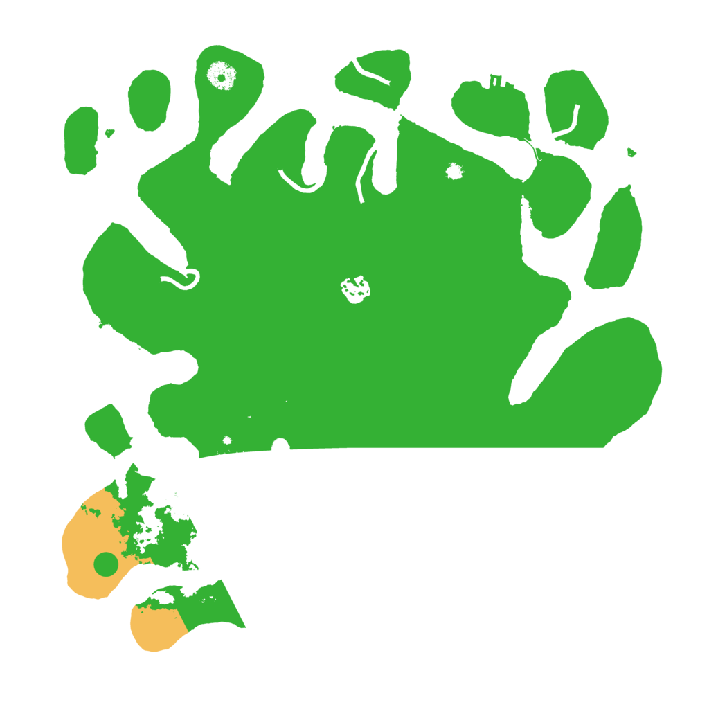 Biome Rust Map: Procedural Map, Size: 3800, Seed: 274608988