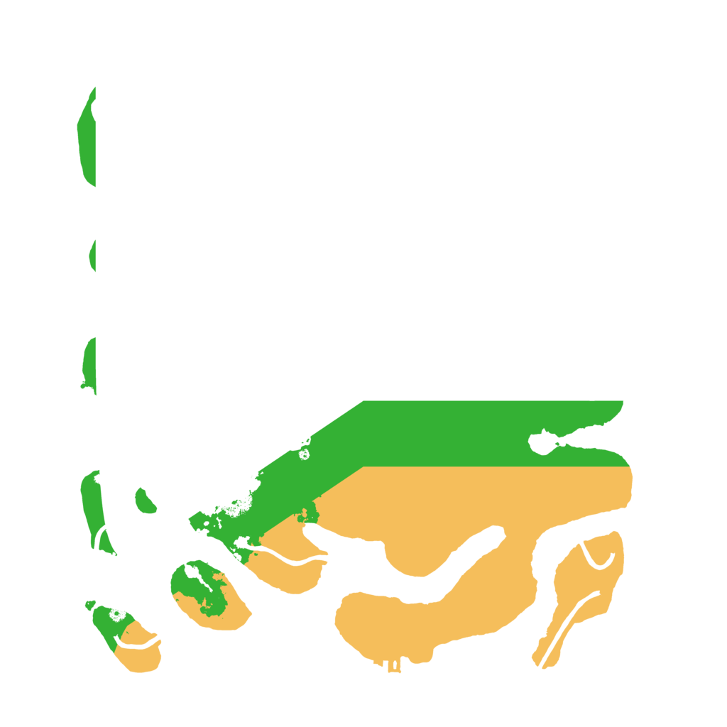 Biome Rust Map: Procedural Map, Size: 3500, Seed: 145543243