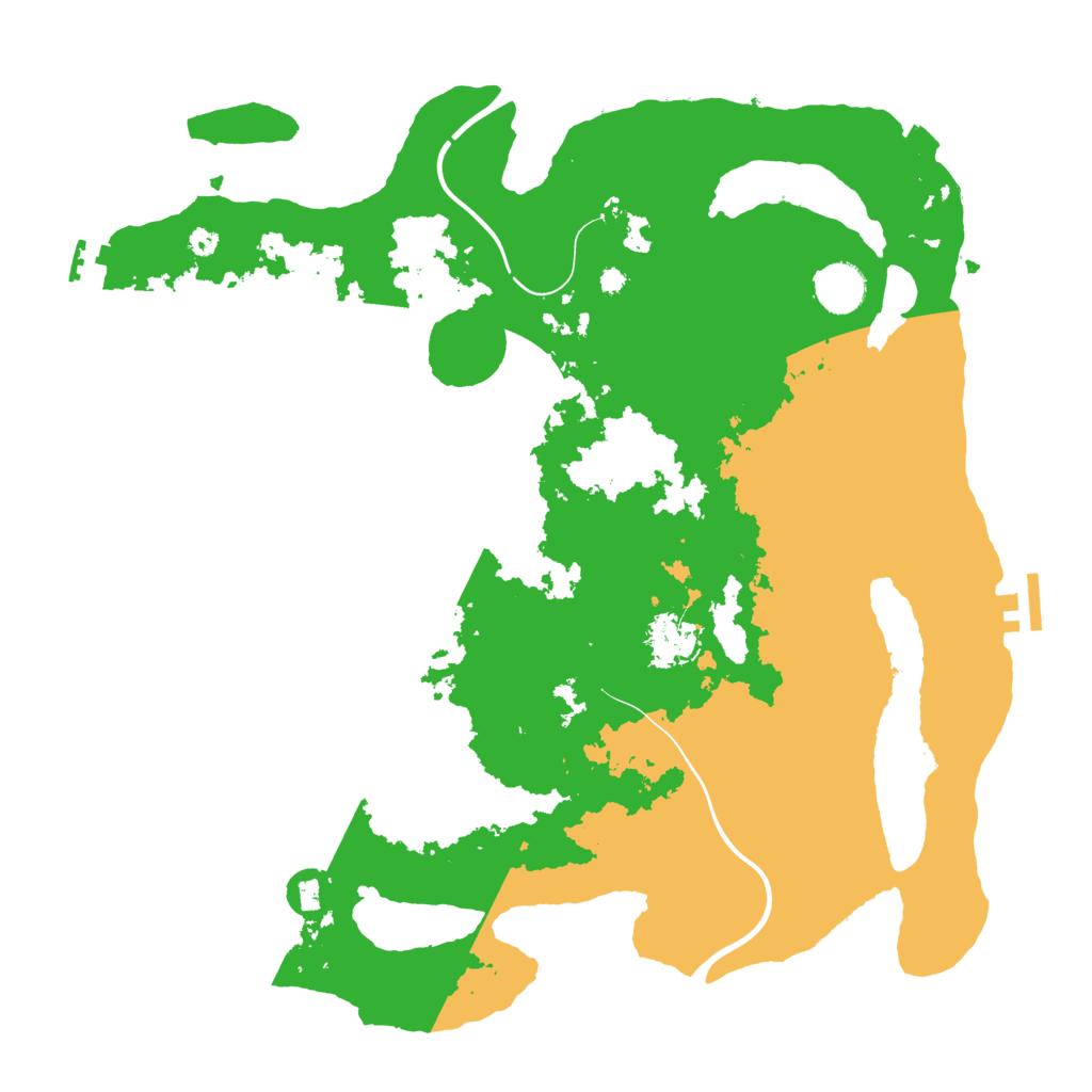 Biome Rust Map: Procedural Map, Size: 3850, Seed: 1015485697