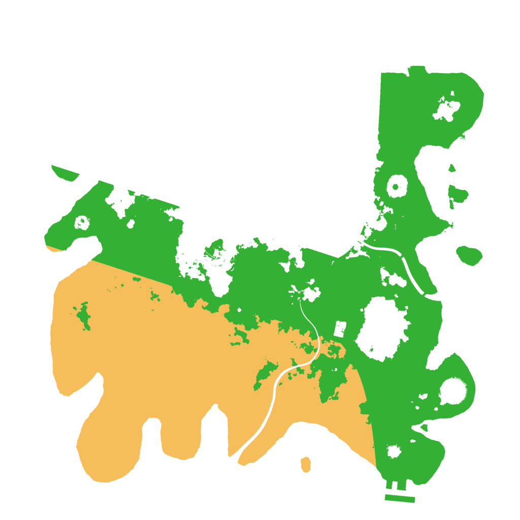 Biome Rust Map: Procedural Map, Size: 3500, Seed: 1922605857