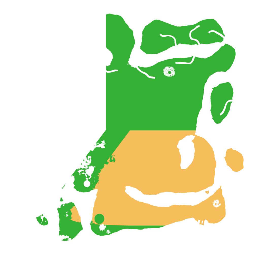 Biome Rust Map: Procedural Map, Size: 3501, Seed: 5751687