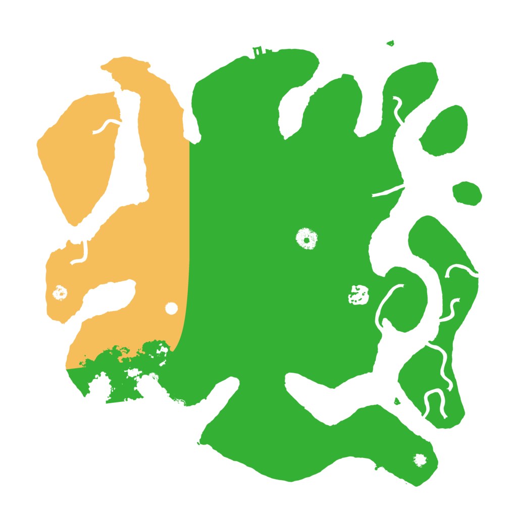 Biome Rust Map: Procedural Map, Size: 3700, Seed: 330492046