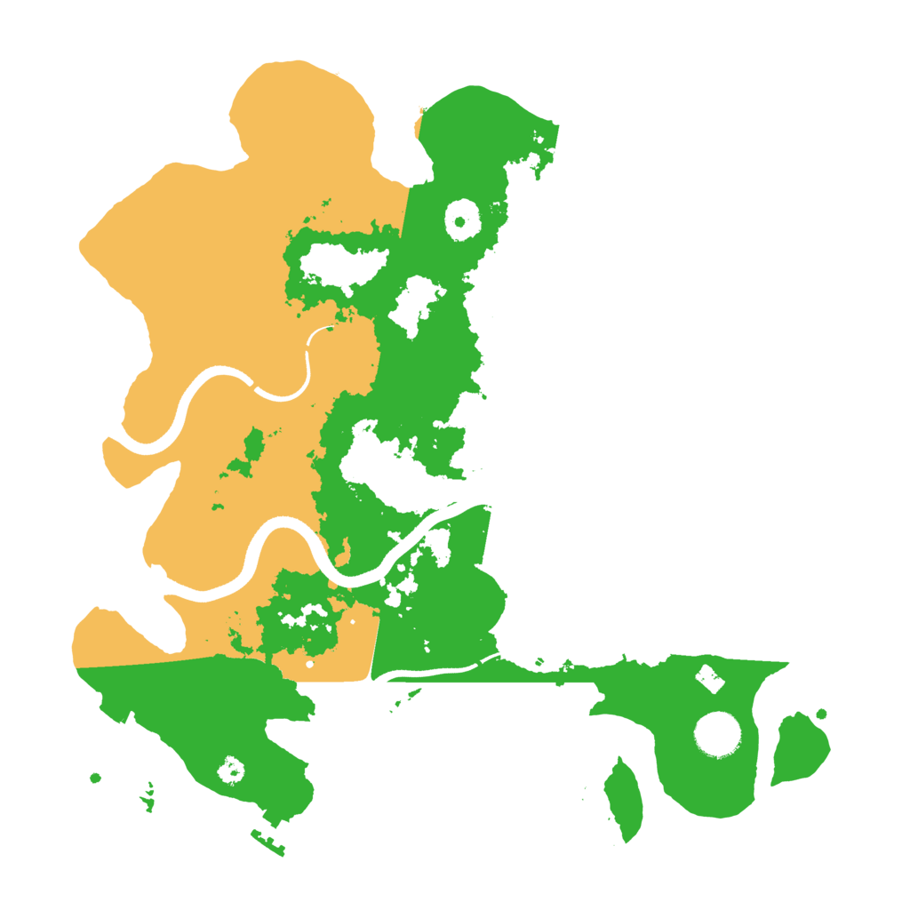 Biome Rust Map: Procedural Map, Size: 3500, Seed: 1615840135