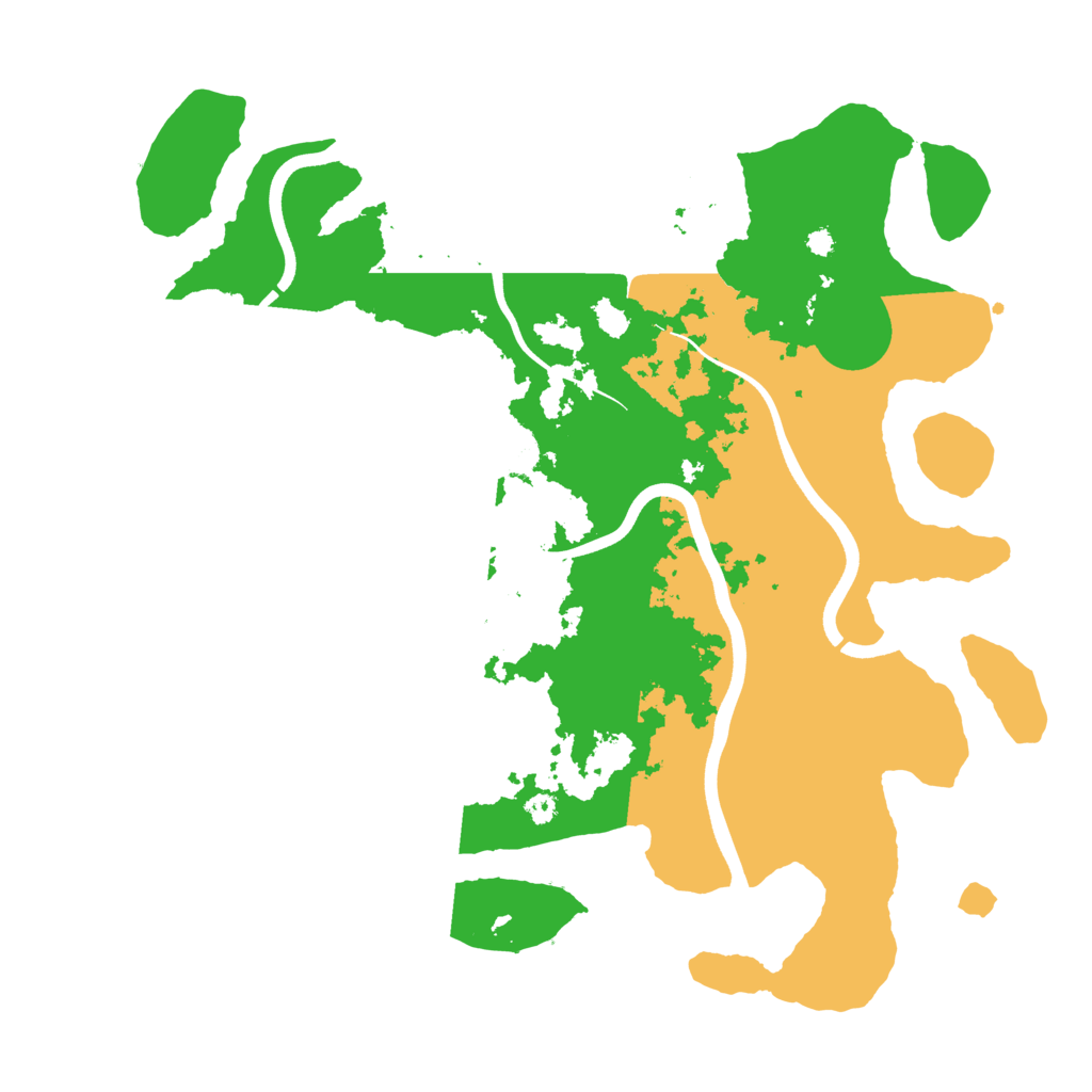 Biome Rust Map: Procedural Map, Size: 3700, Seed: 513135167