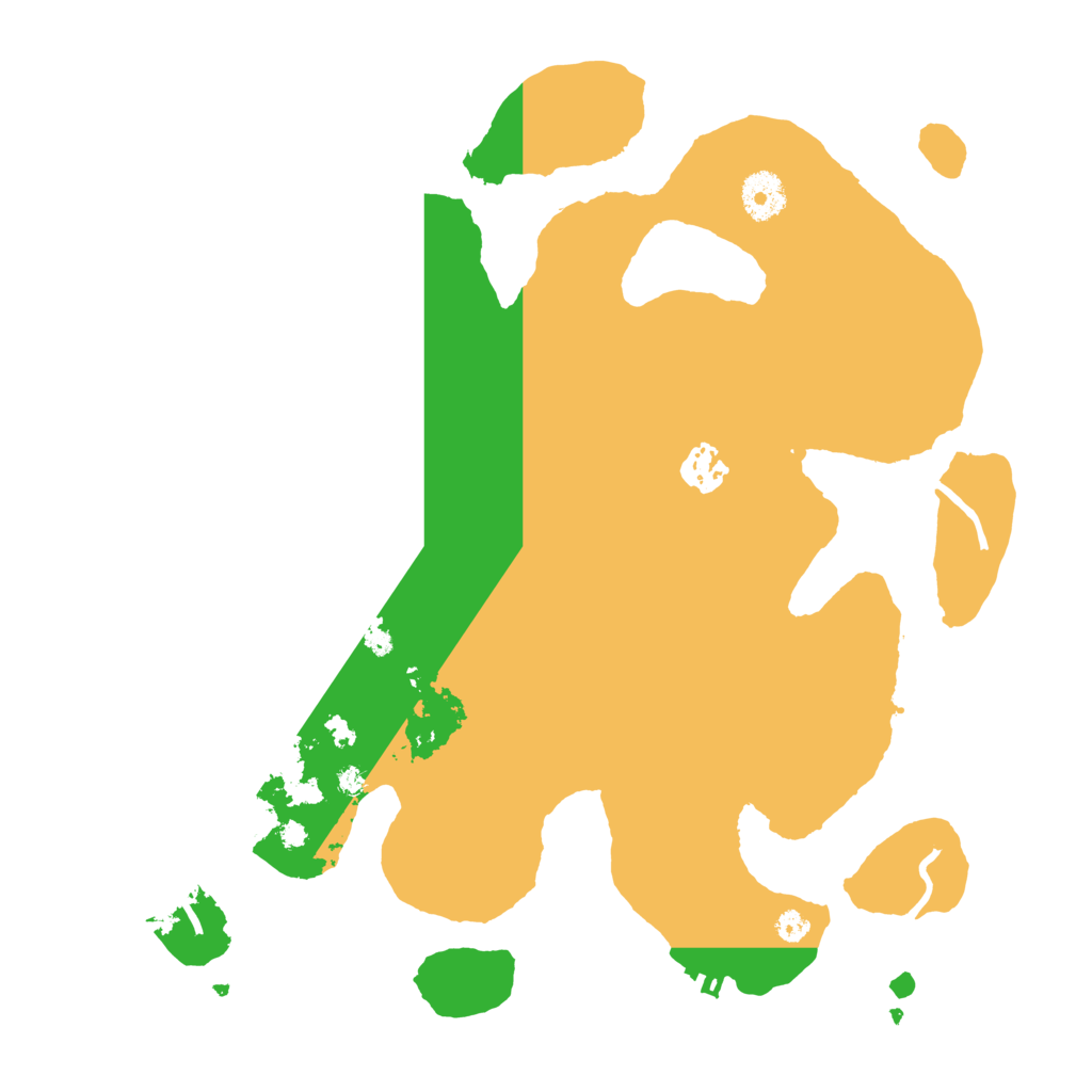 Biome Rust Map: Procedural Map, Size: 3550, Seed: 986168