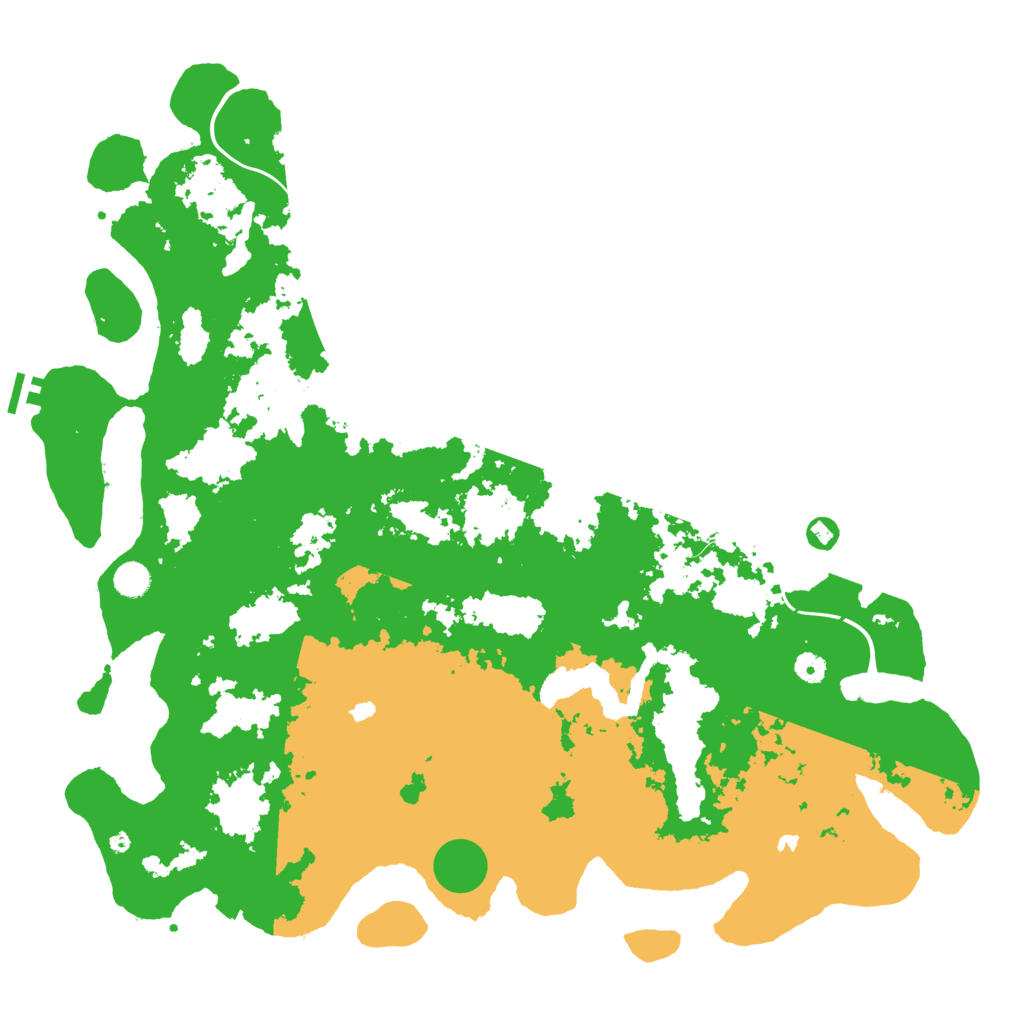 Biome Rust Map: Procedural Map, Size: 5000, Seed: 1237567