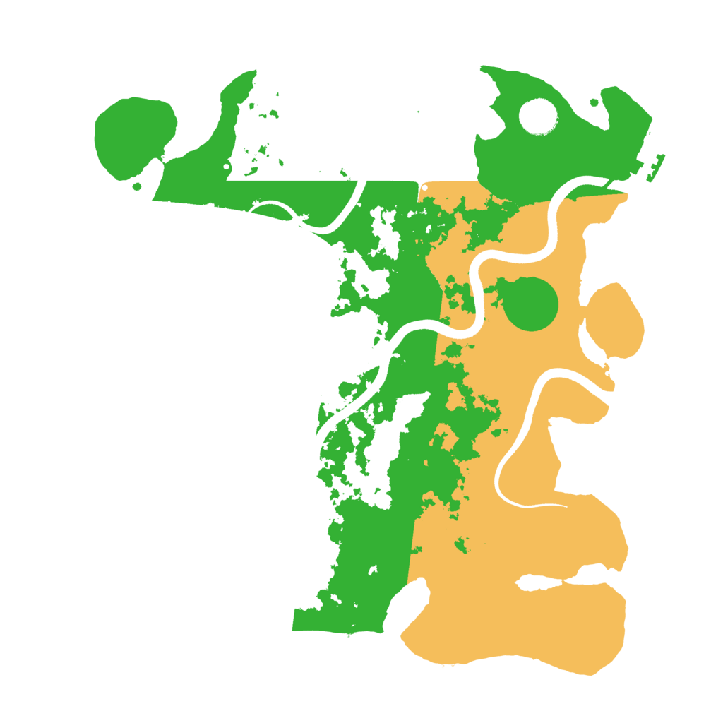 Biome Rust Map: Procedural Map, Size: 3550, Seed: 337408