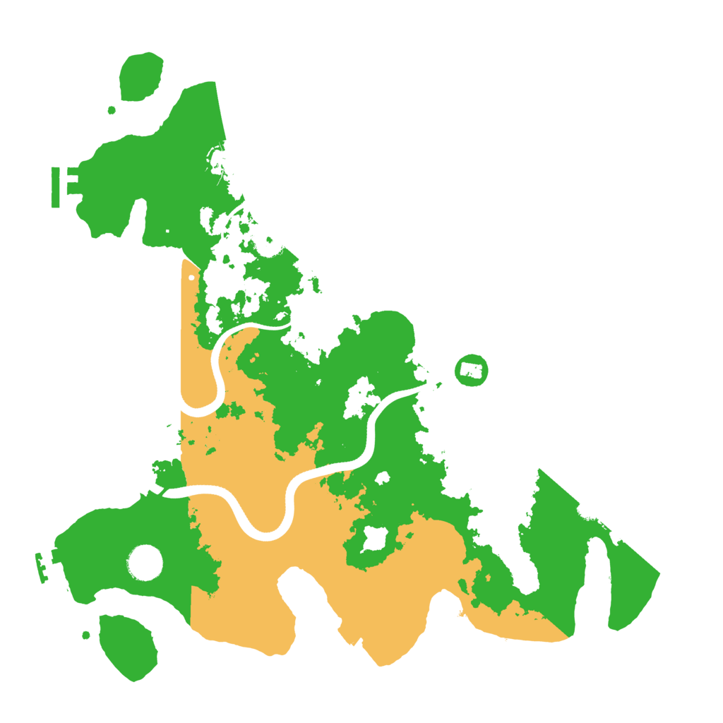 Biome Rust Map: Procedural Map, Size: 3600, Seed: 1635828847