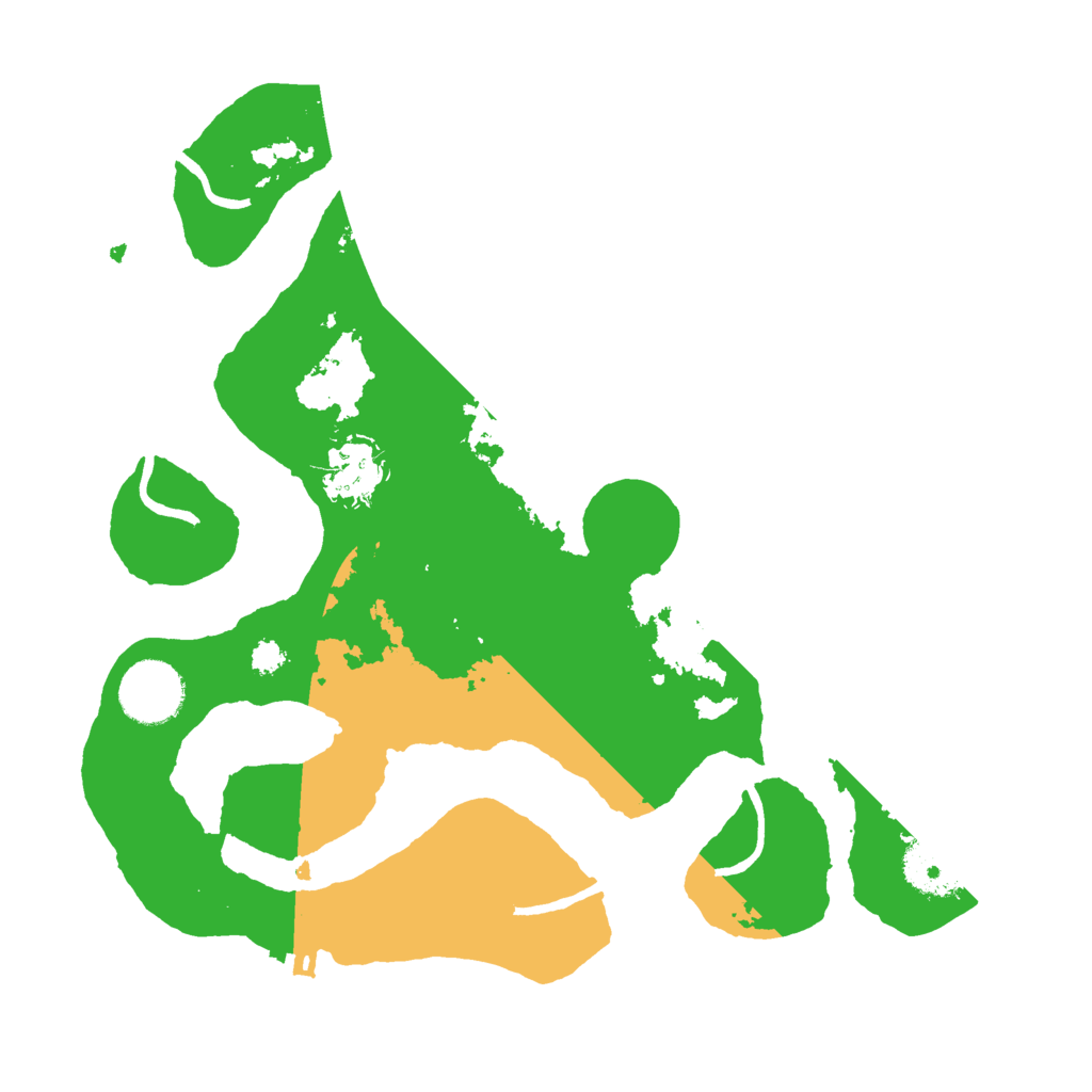 Biome Rust Map: Procedural Map, Size: 3000, Seed: 827629089