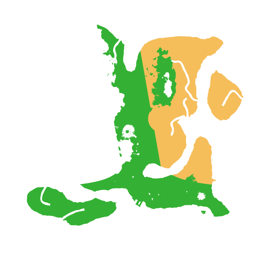 Biome Rust Map: Procedural Map, Size: 3000, Seed: 558472