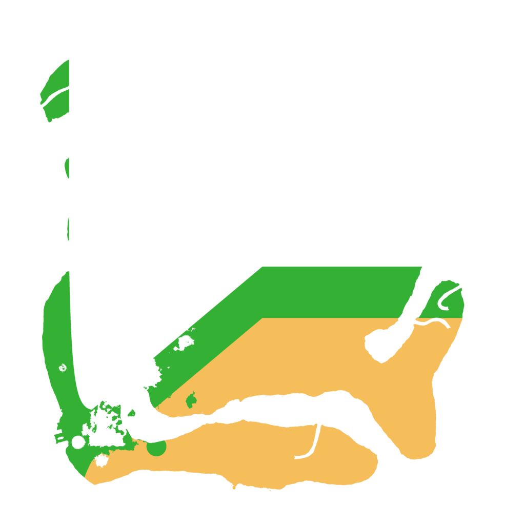 Biome Rust Map: Procedural Map, Size: 3500, Seed: 954008583