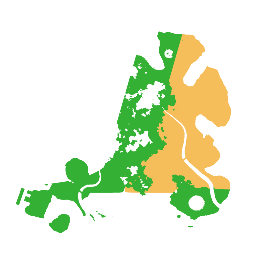Biome Rust Map: Procedural Map, Size: 3000, Seed: 751286