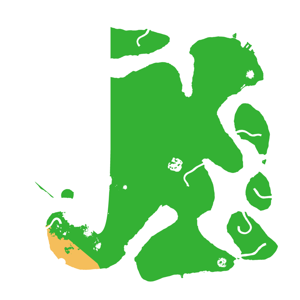 Biome Rust Map: Procedural Map, Size: 3200, Seed: 1792146454