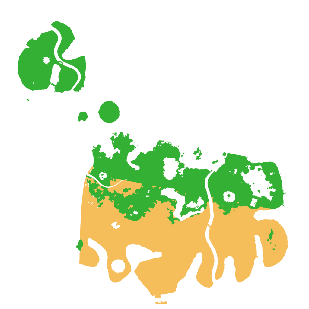 Biome Rust Map: Procedural Map, Size: 4000, Seed: 784443