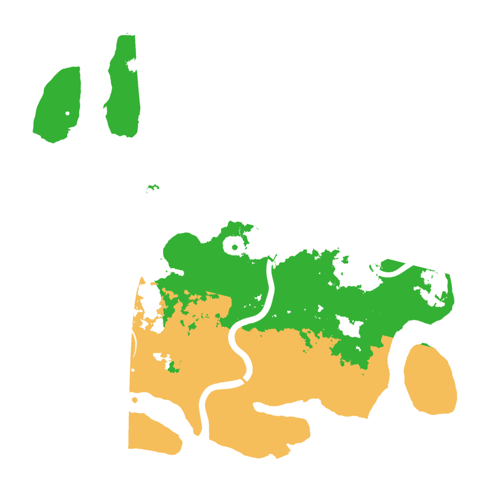 Biome Rust Map: Procedural Map, Size: 3550, Seed: 810699