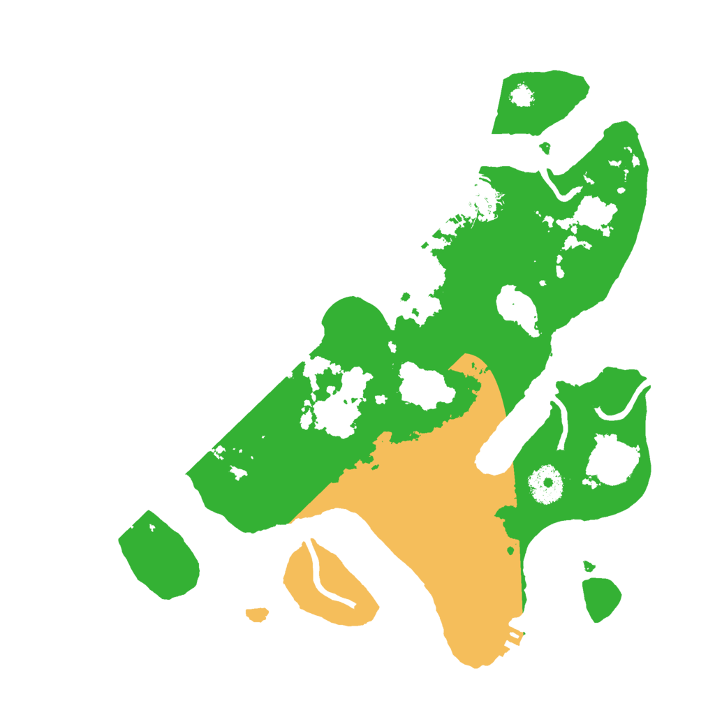 Biome Rust Map: Procedural Map, Size: 3000, Seed: 295523