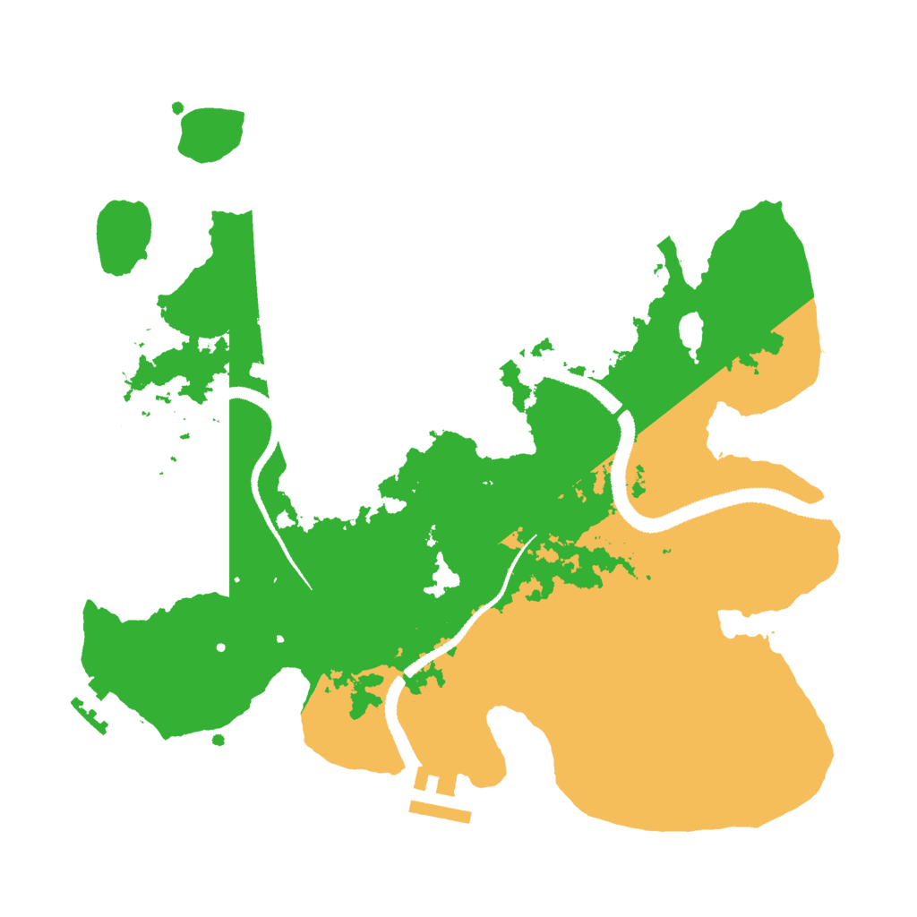 Biome Rust Map: Procedural Map, Size: 3000, Seed: 506912