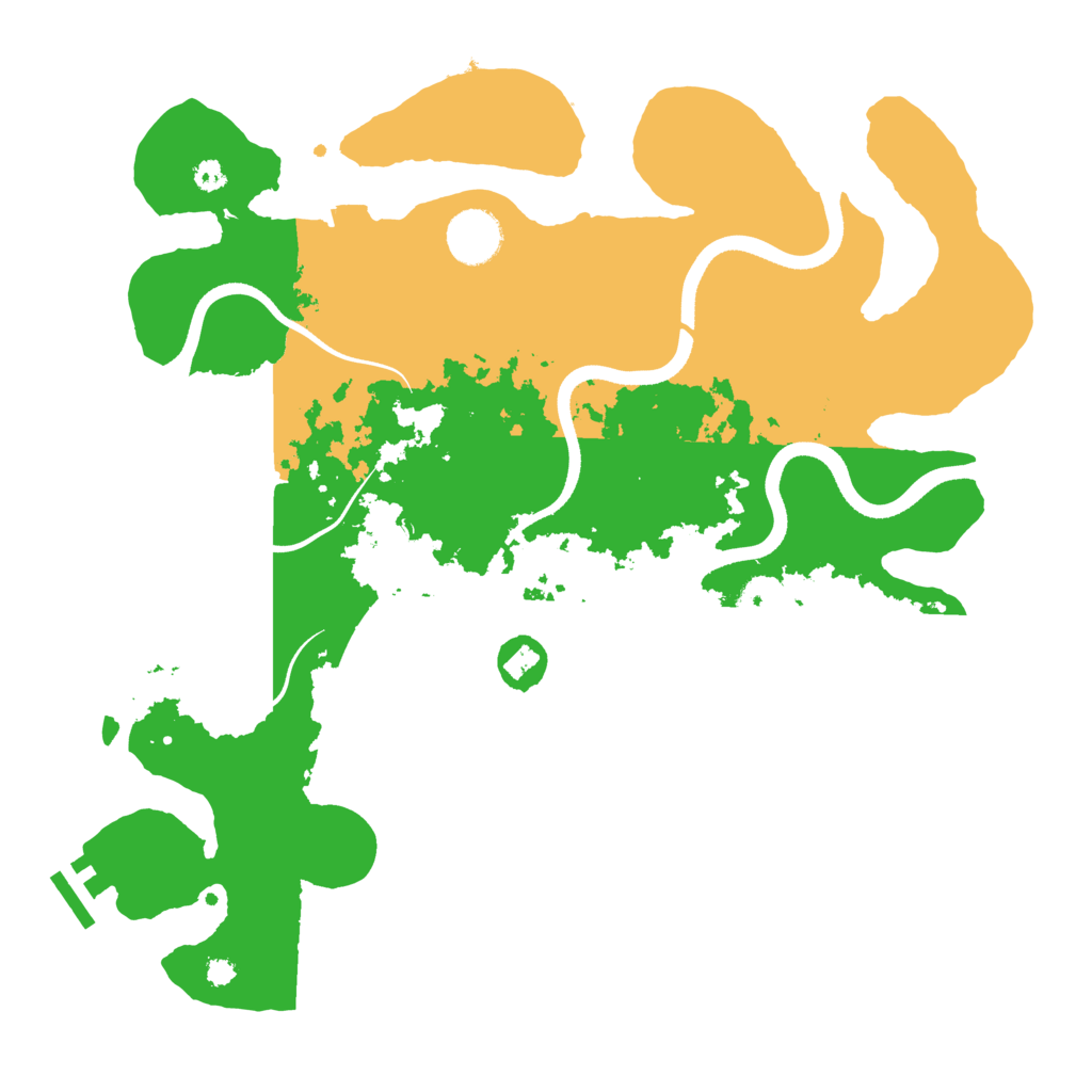 Biome Rust Map: Procedural Map, Size: 3500, Seed: 356388106