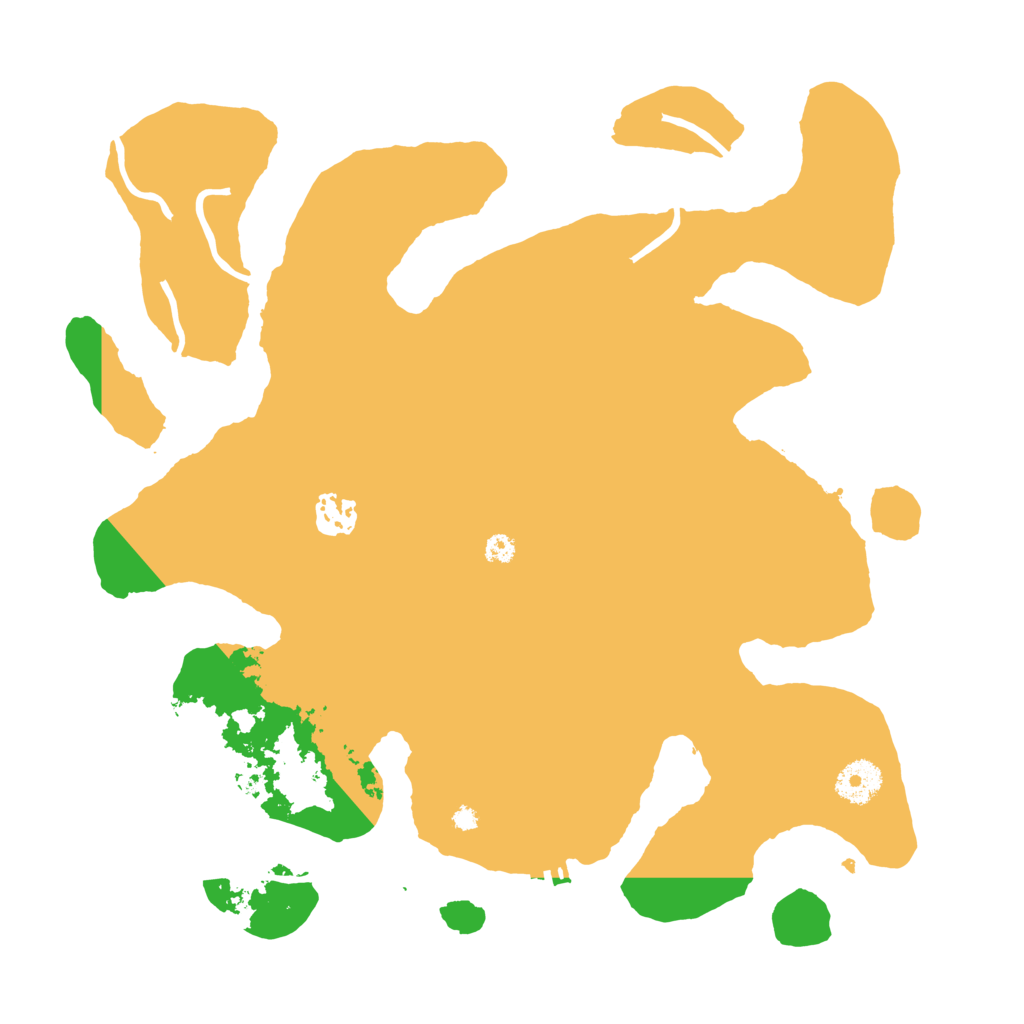 Biome Rust Map: Procedural Map, Size: 3500, Seed: 377376545