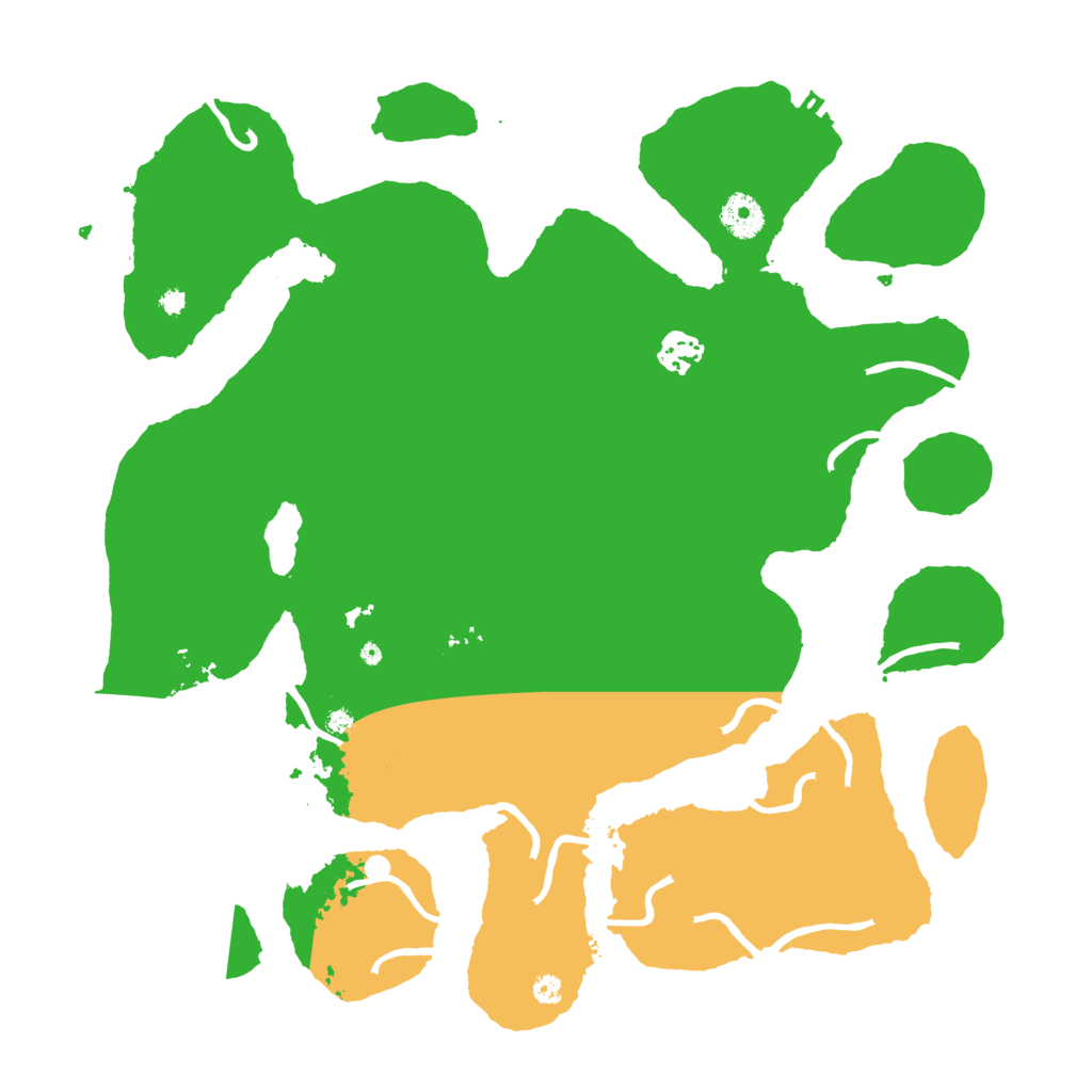 Biome Rust Map: Procedural Map, Size: 3800, Seed: 4653697