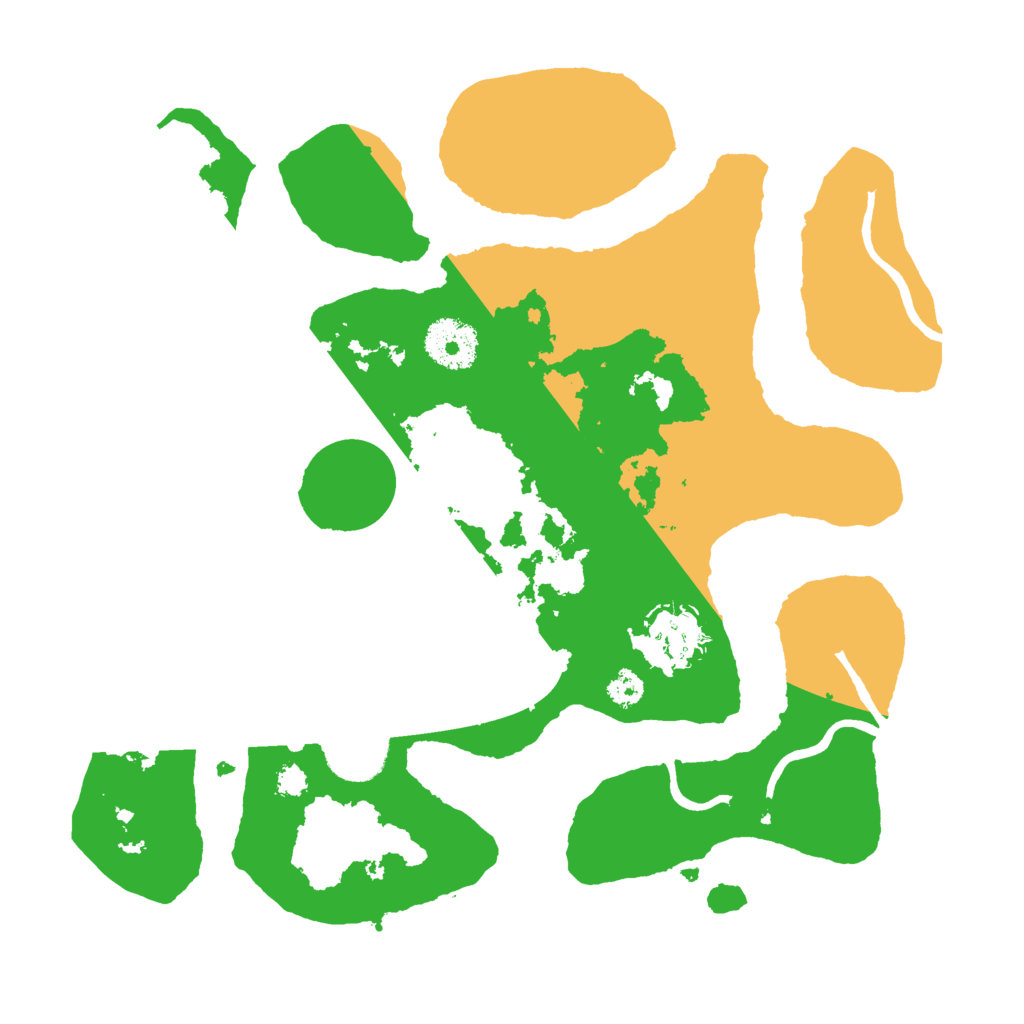 Biome Rust Map: Procedural Map, Size: 3000, Seed: 79315887