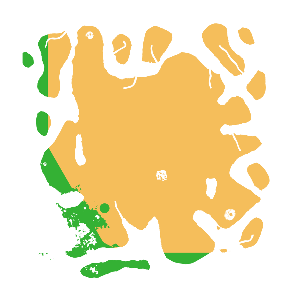 Biome Rust Map: Procedural Map, Size: 3950, Seed: 1623881955