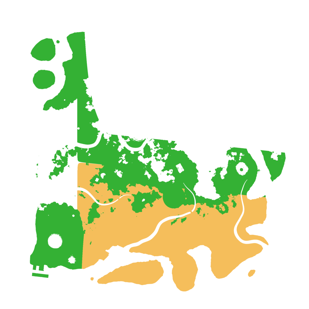 Biome Rust Map: Procedural Map, Size: 3800, Seed: 152
