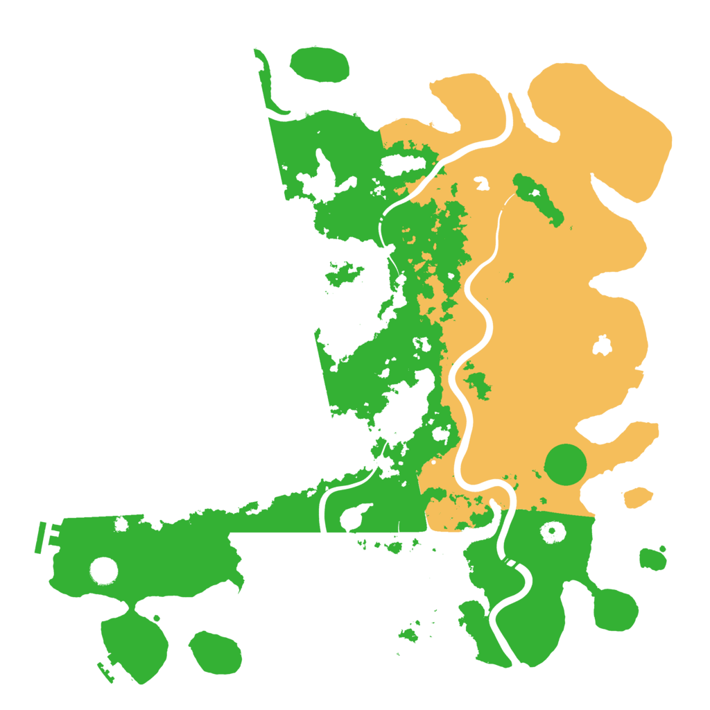Biome Rust Map: Procedural Map, Size: 4500, Seed: 19434