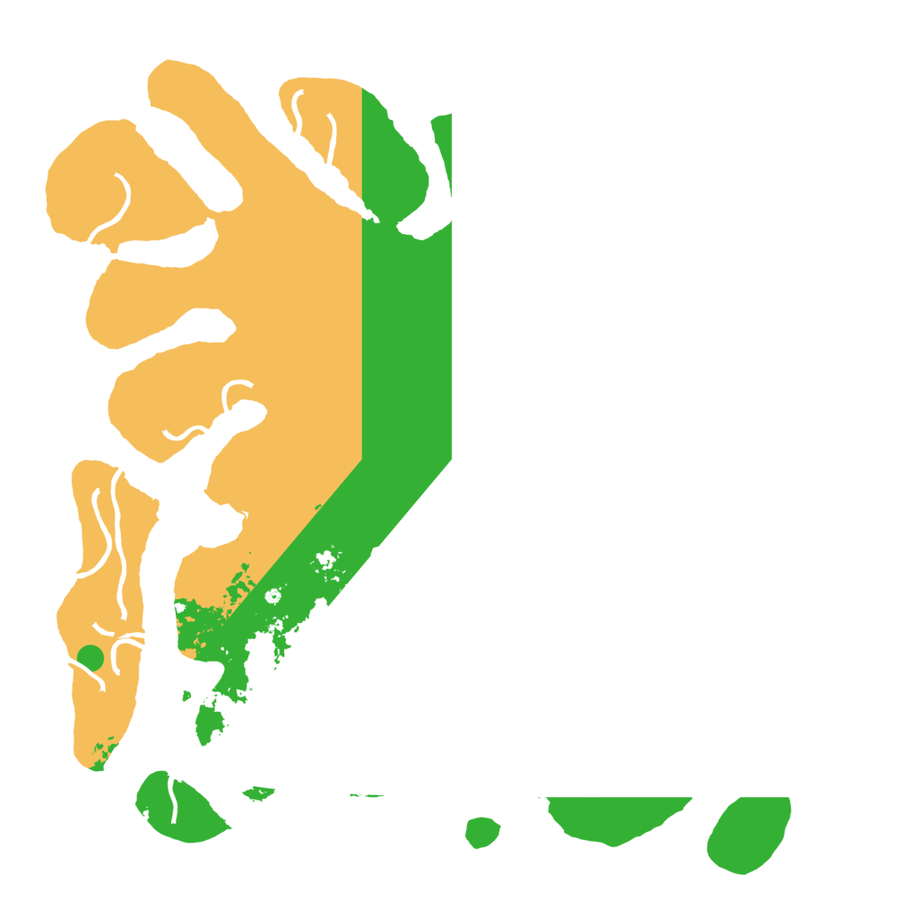 Biome Rust Map: Procedural Map, Size: 4500, Seed: 940017679