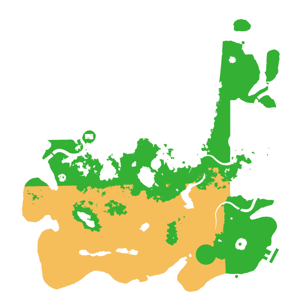 Biome Rust Map: Procedural Map, Size: 4000, Seed: 55442584