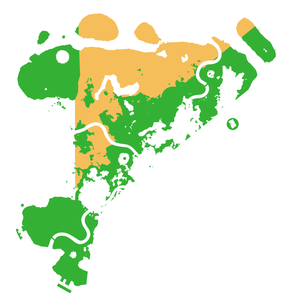 Biome Rust Map: Procedural Map, Size: 4000, Seed: 3111993