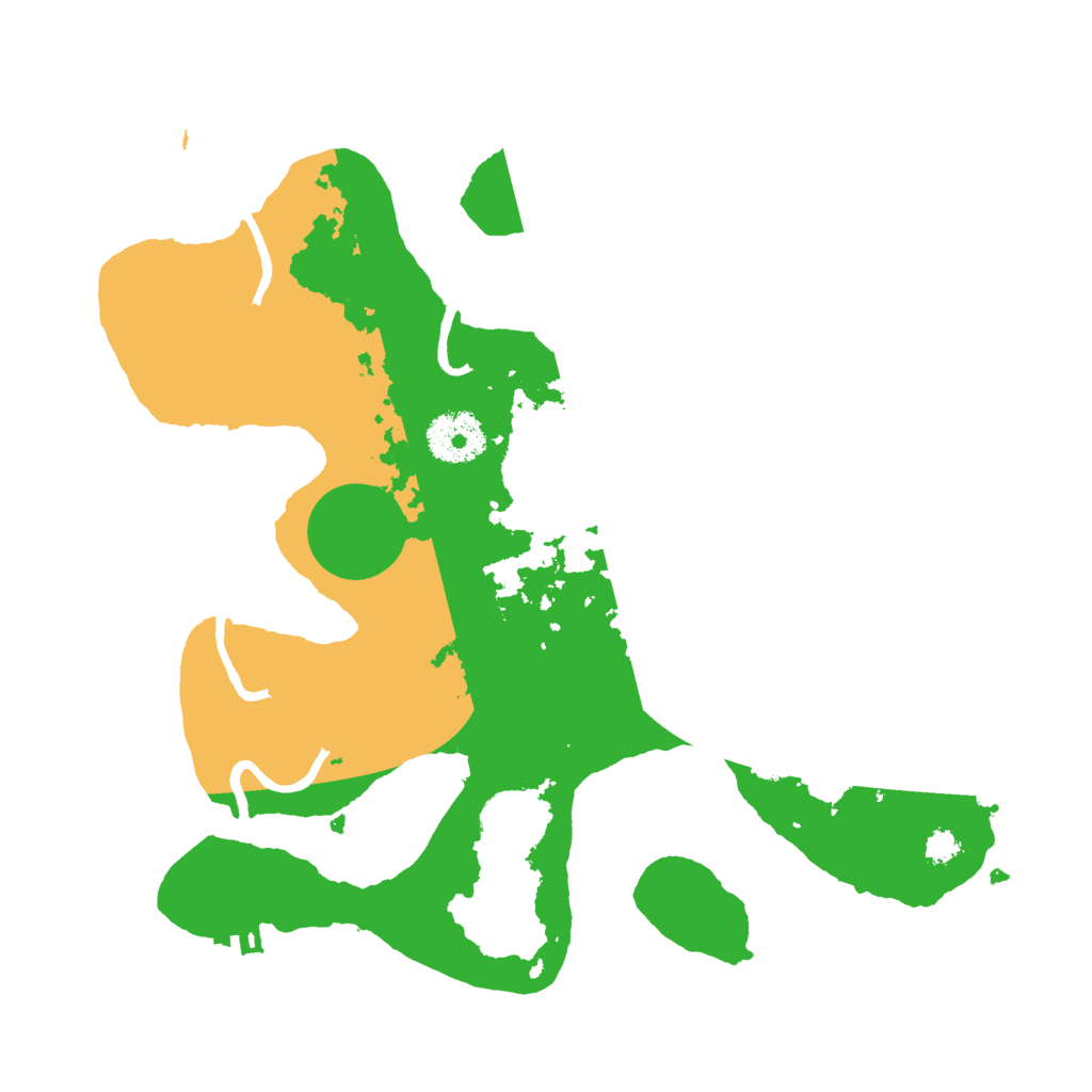 Biome Rust Map: Procedural Map, Size: 3000, Seed: 12543