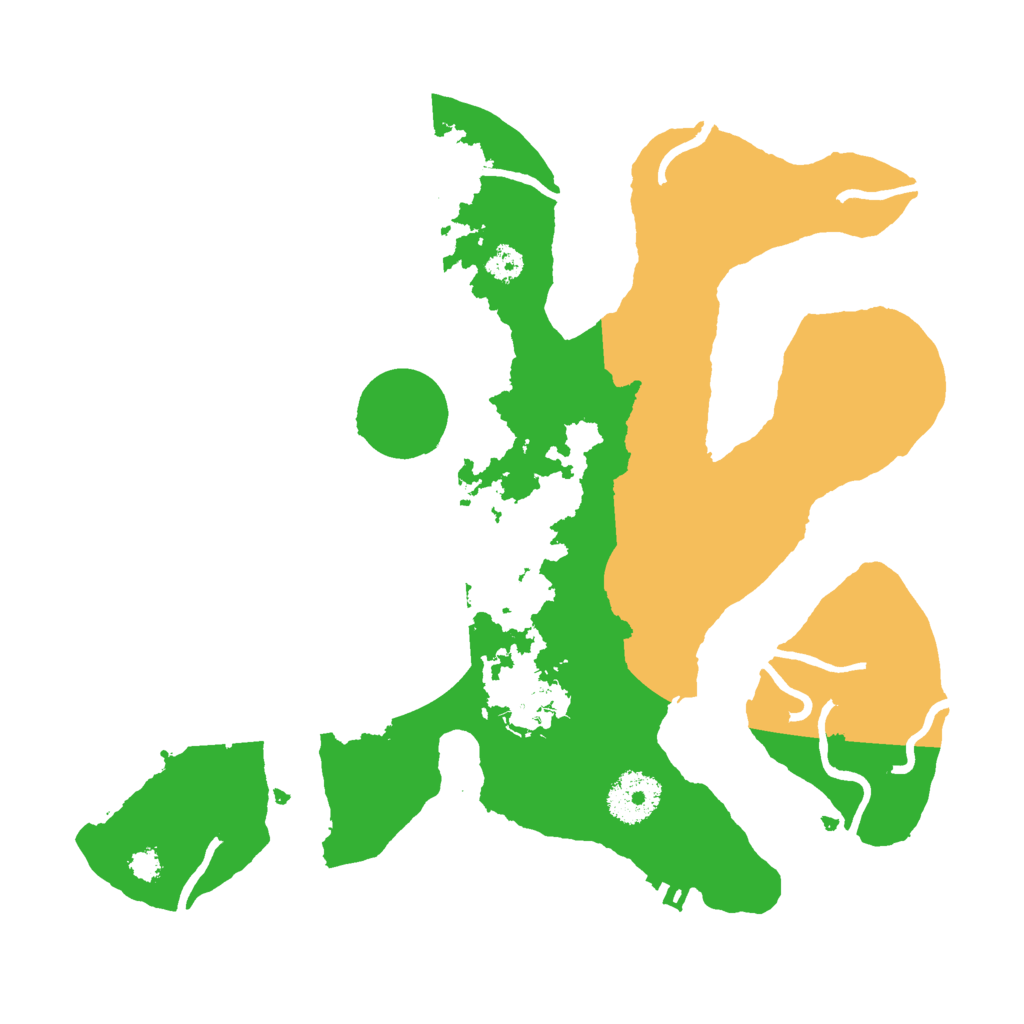 Biome Rust Map: Procedural Map, Size: 3000, Seed: 193790