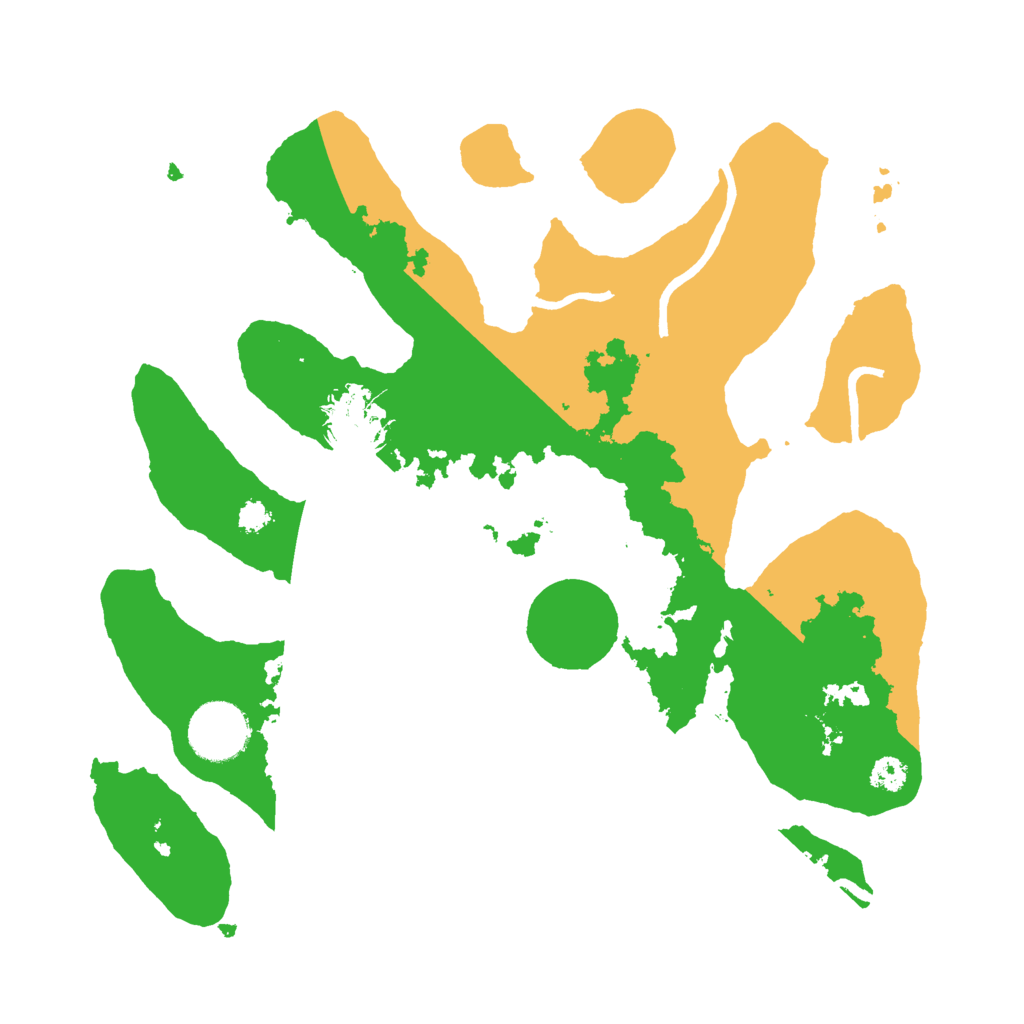 Biome Rust Map: Procedural Map, Size: 3000, Seed: 774574