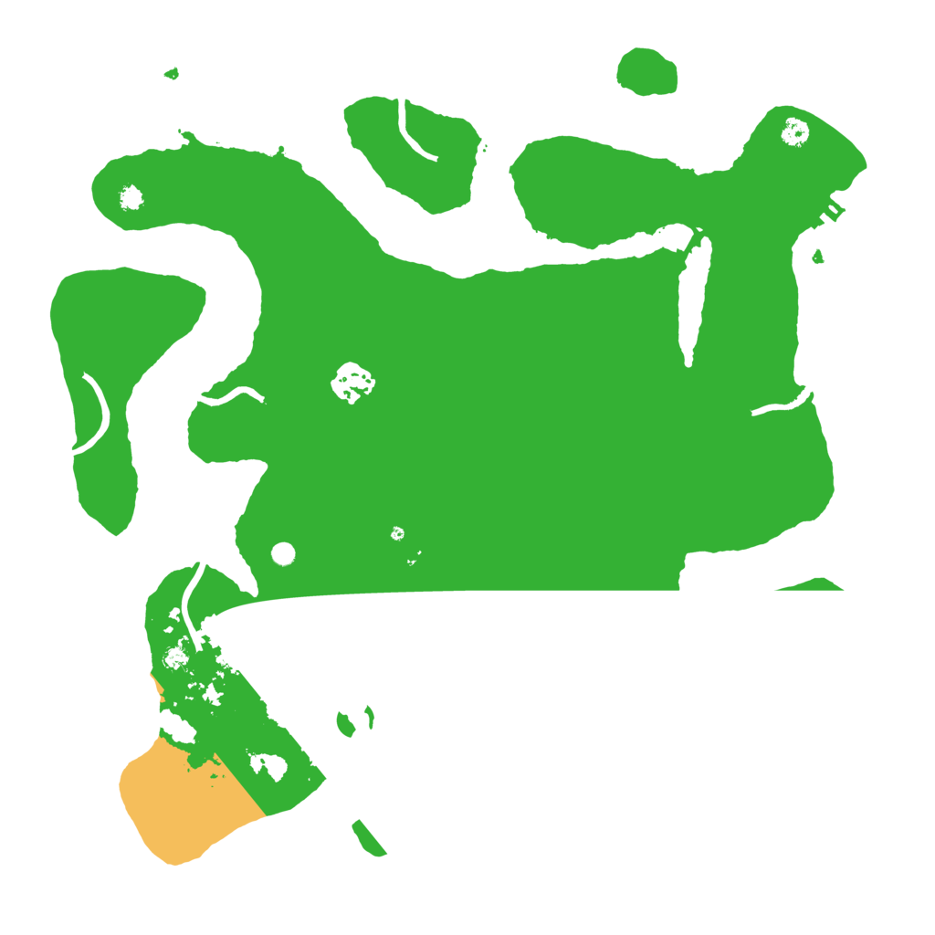 Biome Rust Map: Procedural Map, Size: 3500, Seed: 3121970