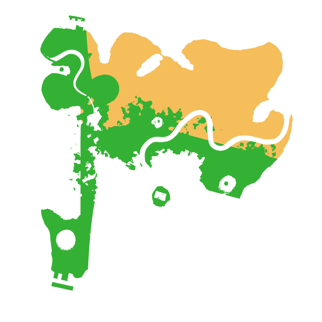 Biome Rust Map: Procedural Map, Size: 3000, Seed: 785451311
