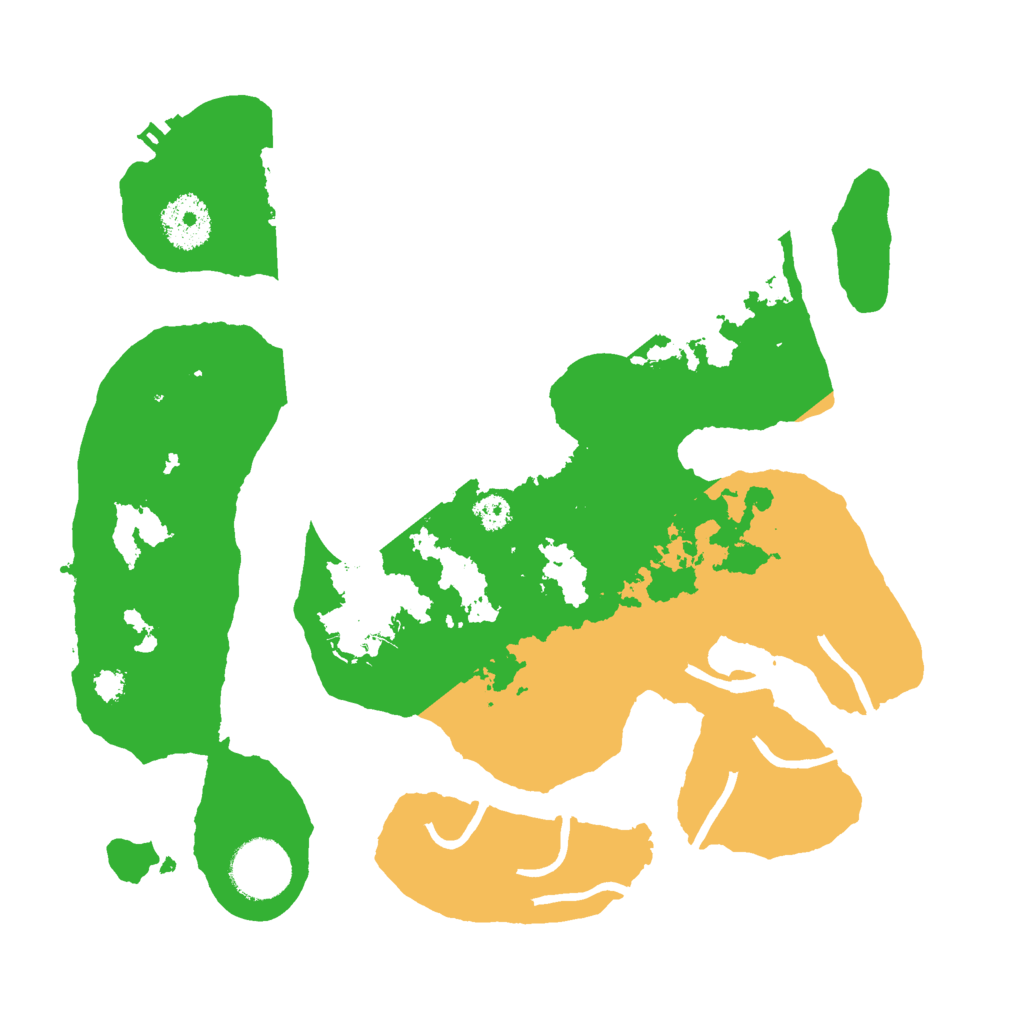 Biome Rust Map: Procedural Map, Size: 3000, Seed: 98516