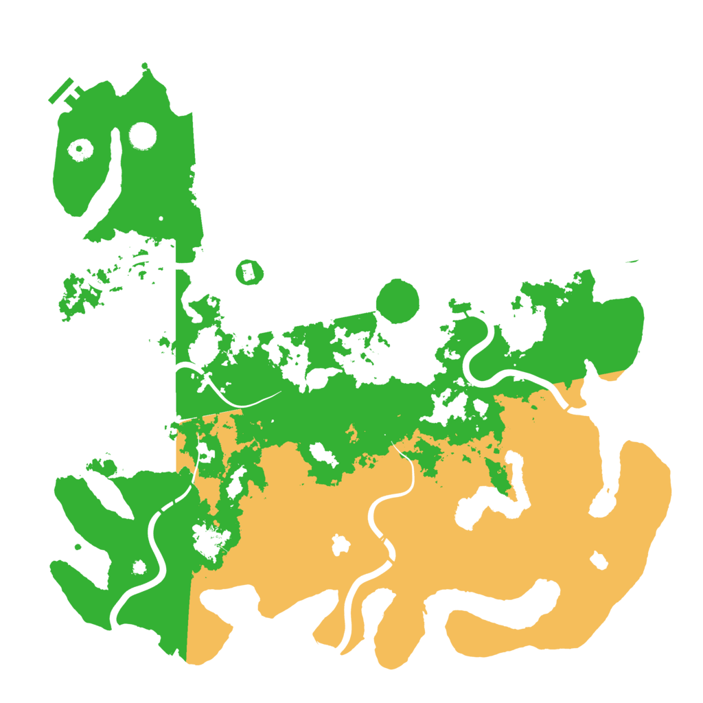 Biome Rust Map: Procedural Map, Size: 4500, Seed: 12749